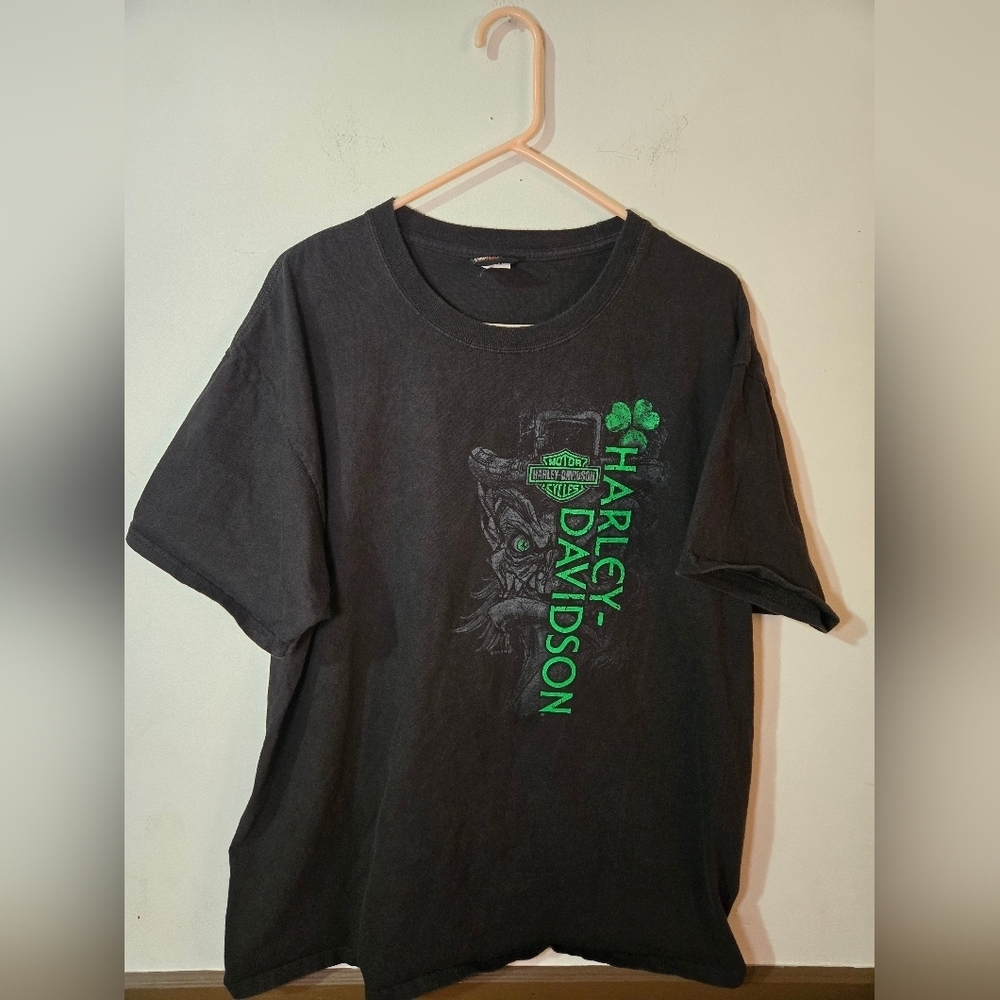 Vintage Harley Davidson Motorcycle Tshirt Rocky Mountain, Denver Colorado Sz XL